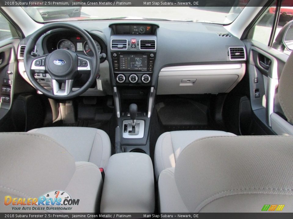 2018 Subaru Forester 2.5i Premium Jasmine Green Metallic / Platinum Photo #25