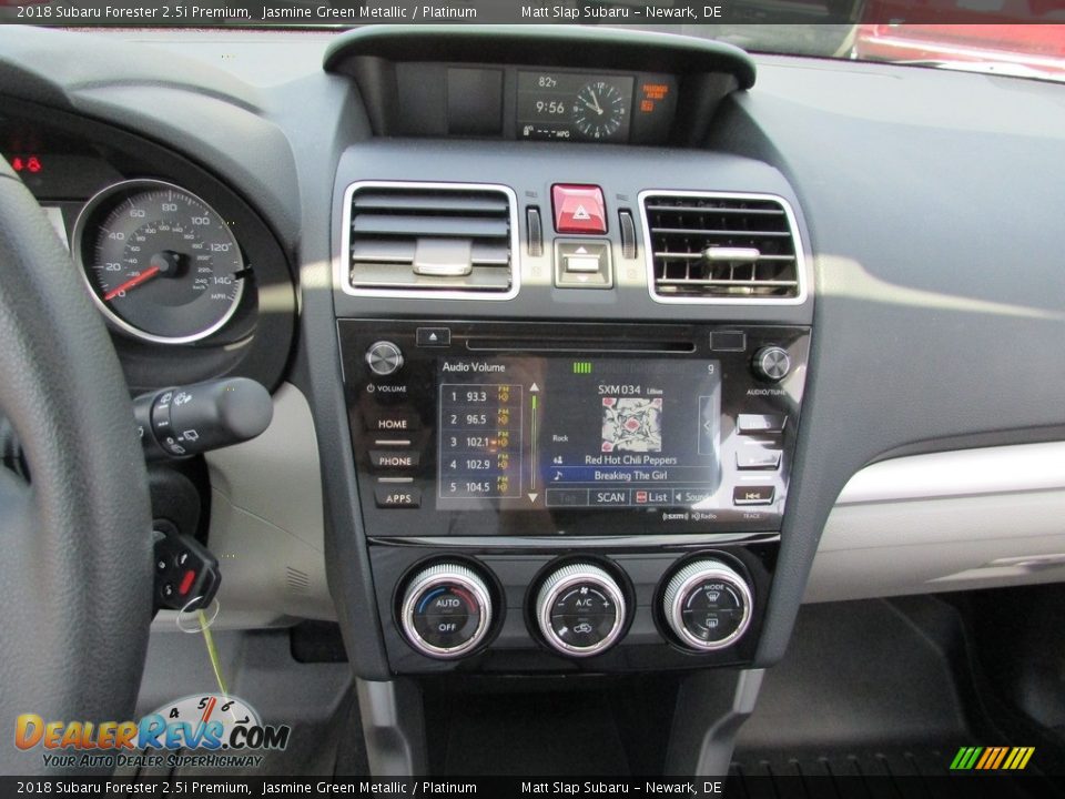 2018 Subaru Forester 2.5i Premium Jasmine Green Metallic / Platinum Photo #26