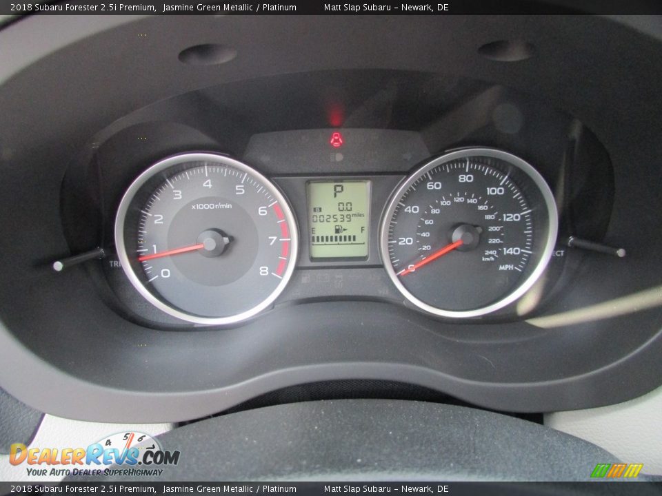 2018 Subaru Forester 2.5i Premium Jasmine Green Metallic / Platinum Photo #28