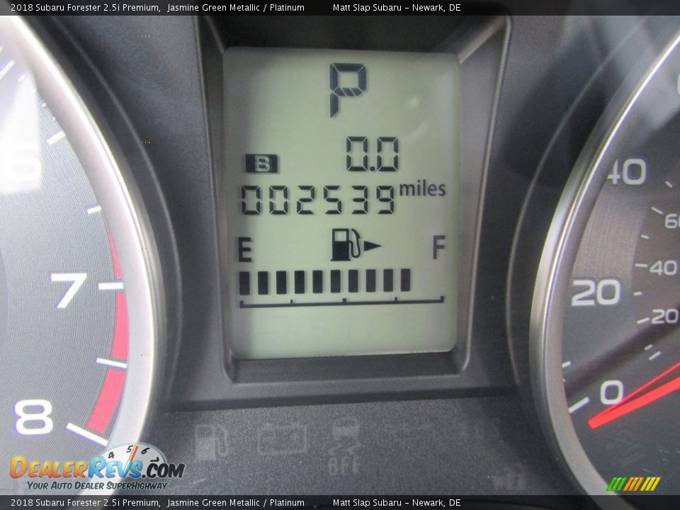 2018 Subaru Forester 2.5i Premium Jasmine Green Metallic / Platinum Photo #29