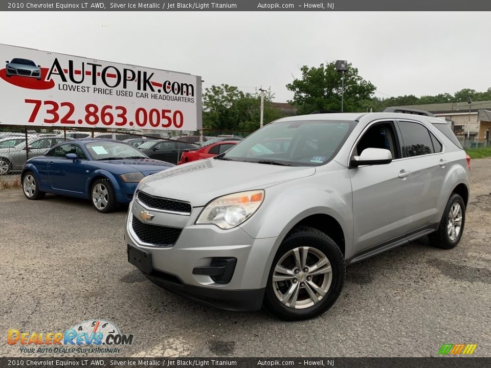 2010 Chevrolet Equinox LT AWD Silver Ice Metallic / Jet Black/Light Titanium Photo #1