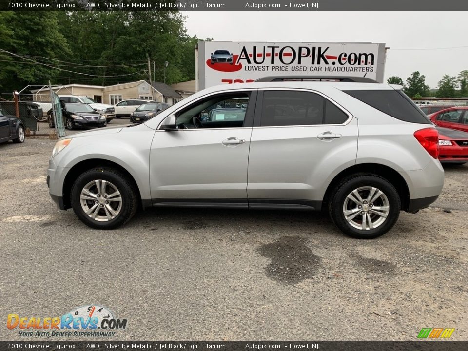 2010 Chevrolet Equinox LT AWD Silver Ice Metallic / Jet Black/Light Titanium Photo #3