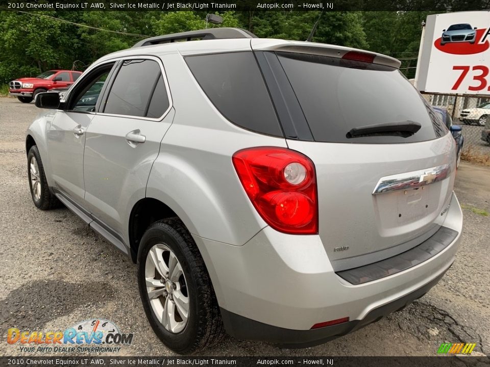 2010 Chevrolet Equinox LT AWD Silver Ice Metallic / Jet Black/Light Titanium Photo #4