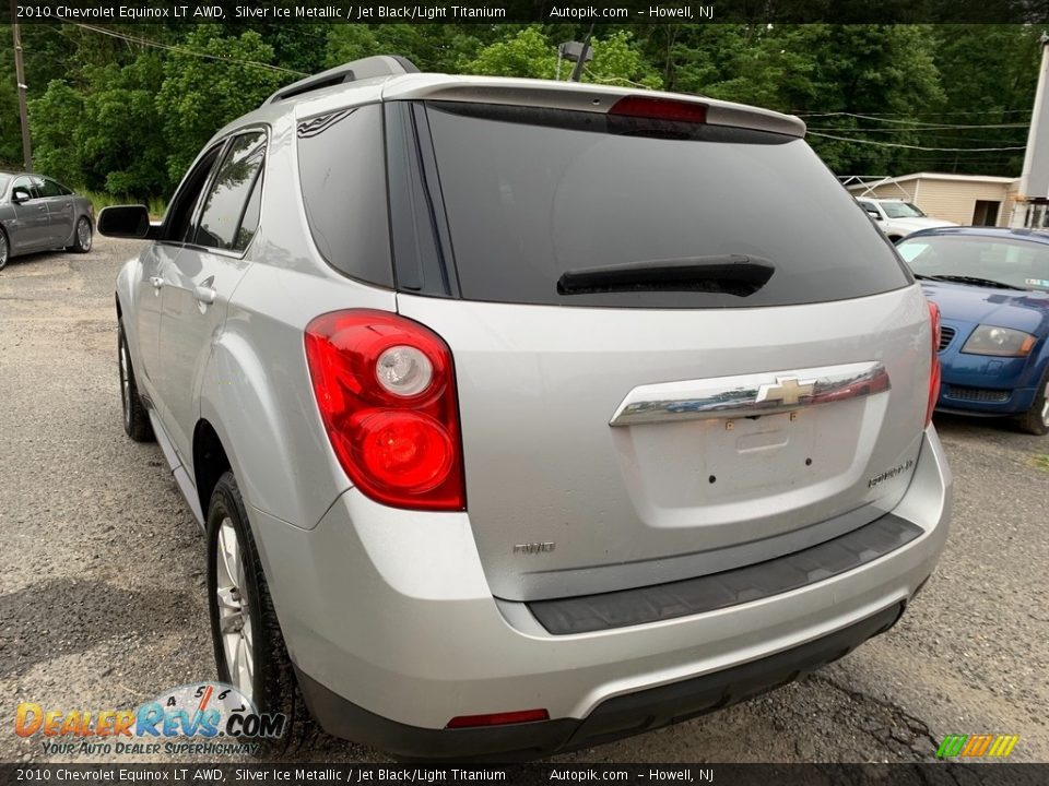 2010 Chevrolet Equinox LT AWD Silver Ice Metallic / Jet Black/Light Titanium Photo #5