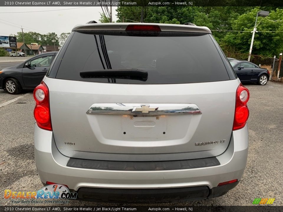 2010 Chevrolet Equinox LT AWD Silver Ice Metallic / Jet Black/Light Titanium Photo #6