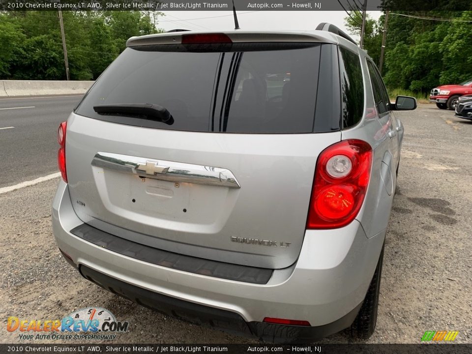 2010 Chevrolet Equinox LT AWD Silver Ice Metallic / Jet Black/Light Titanium Photo #7