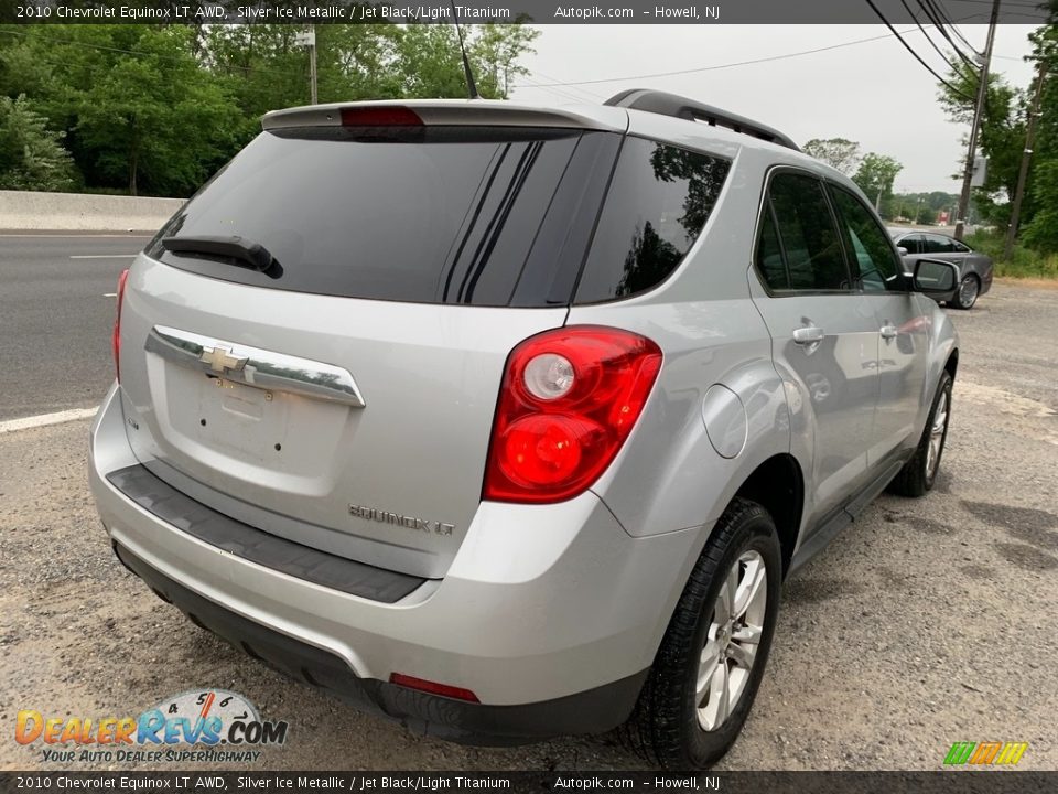 2010 Chevrolet Equinox LT AWD Silver Ice Metallic / Jet Black/Light Titanium Photo #8