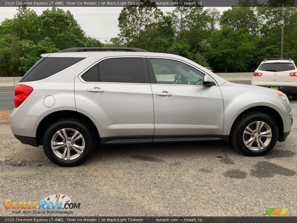 2010 Chevrolet Equinox LT AWD Silver Ice Metallic / Jet Black/Light Titanium Photo #9