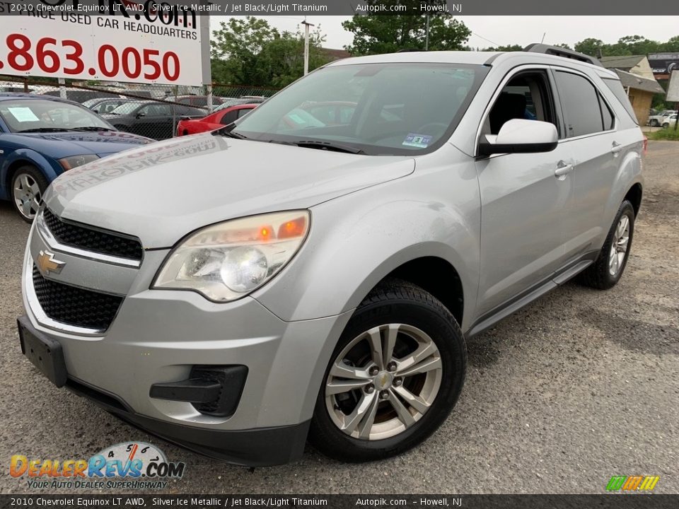 2010 Chevrolet Equinox LT AWD Silver Ice Metallic / Jet Black/Light Titanium Photo #11