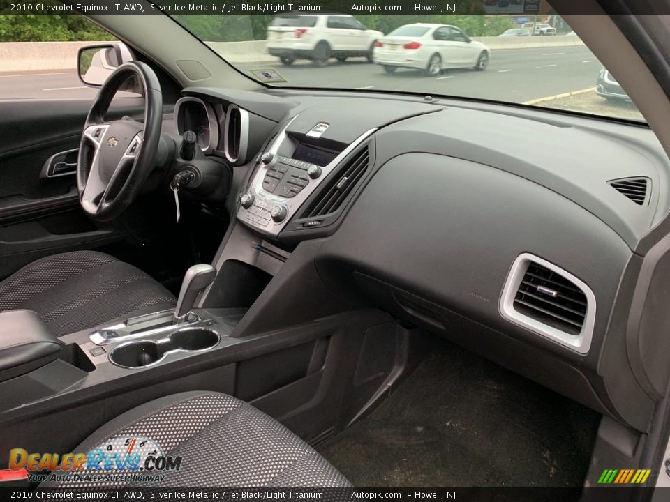 2010 Chevrolet Equinox LT AWD Silver Ice Metallic / Jet Black/Light Titanium Photo #15