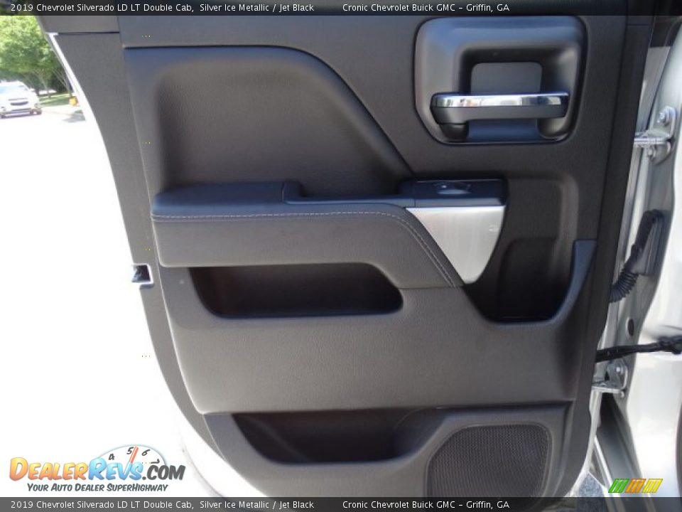 2019 Chevrolet Silverado LD LT Double Cab Silver Ice Metallic / Jet Black Photo #23