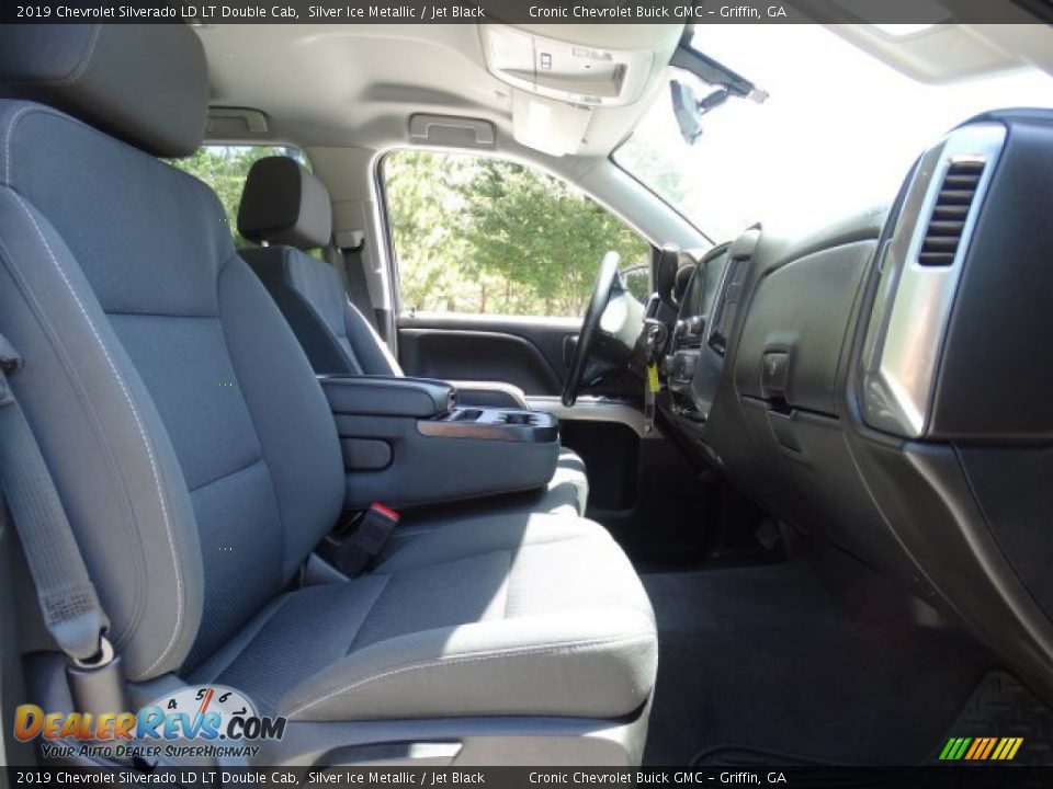 2019 Chevrolet Silverado LD LT Double Cab Silver Ice Metallic / Jet Black Photo #27