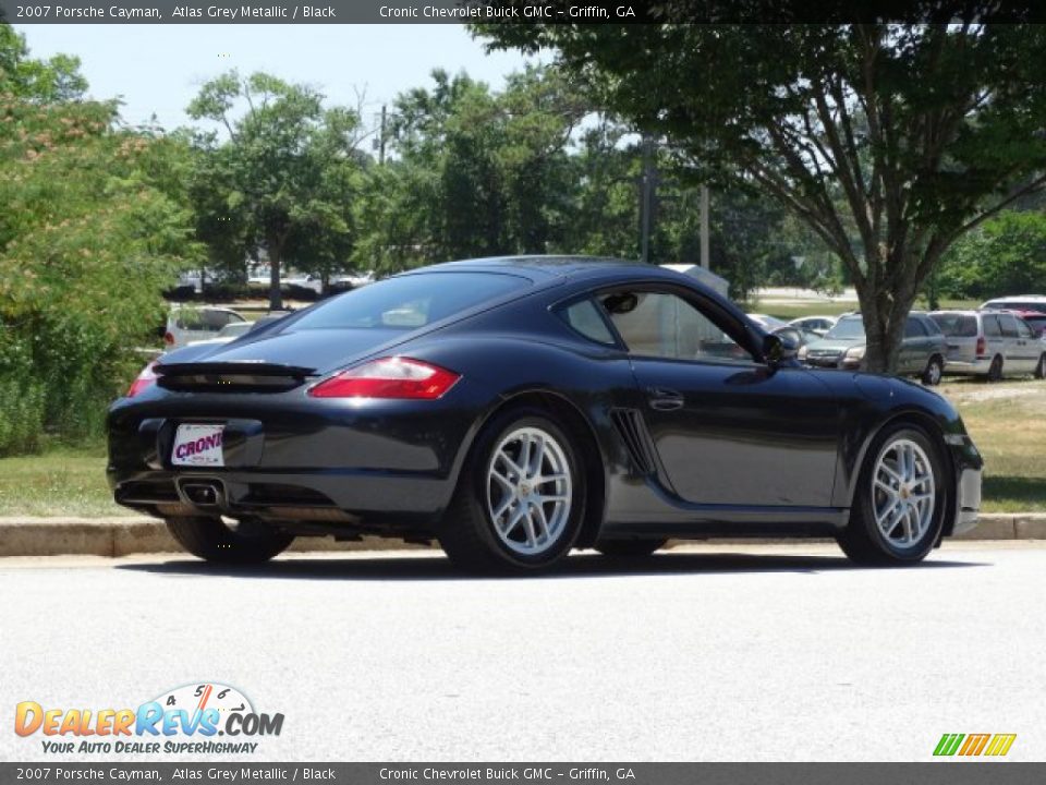 2007 Porsche Cayman Atlas Grey Metallic / Black Photo #3
