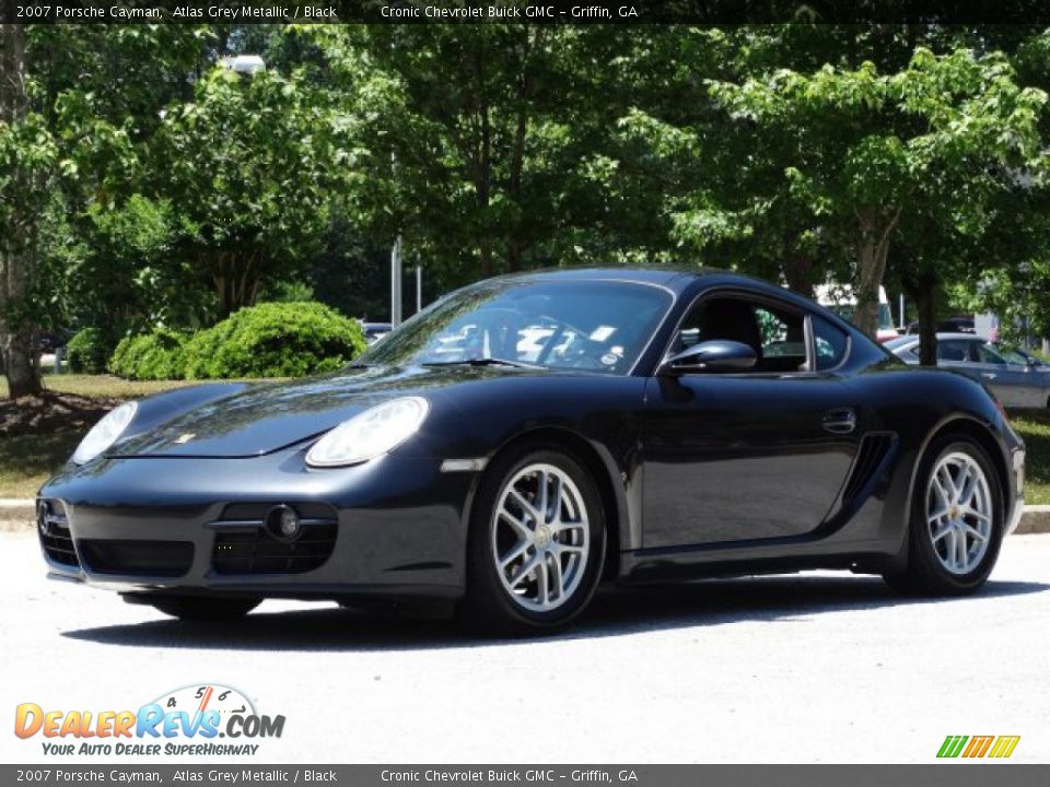 2007 Porsche Cayman Atlas Grey Metallic / Black Photo #5