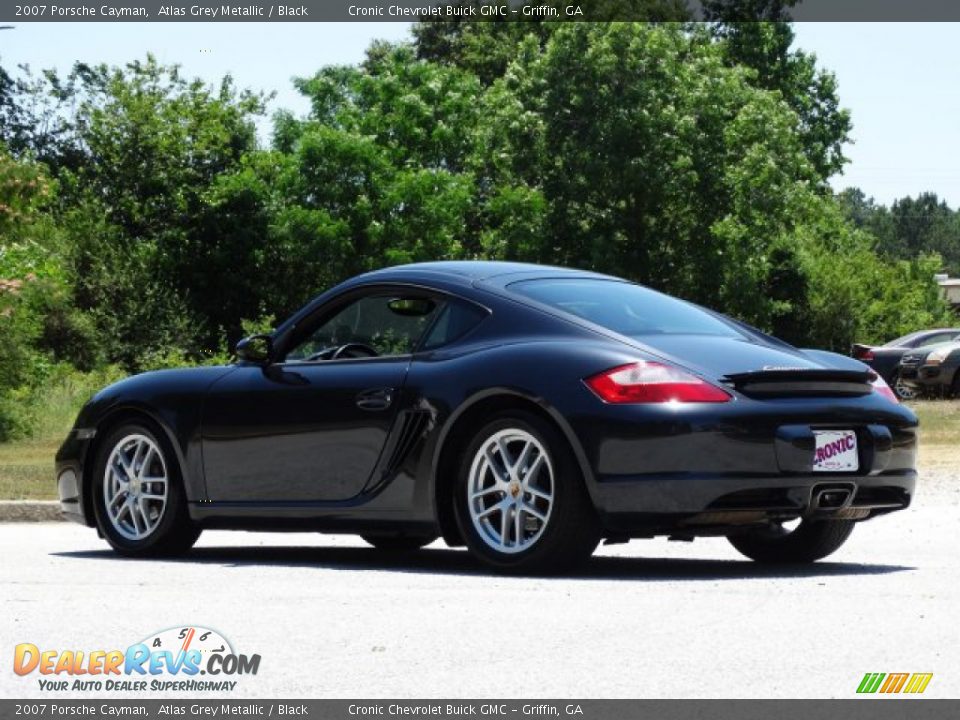 2007 Porsche Cayman Atlas Grey Metallic / Black Photo #6
