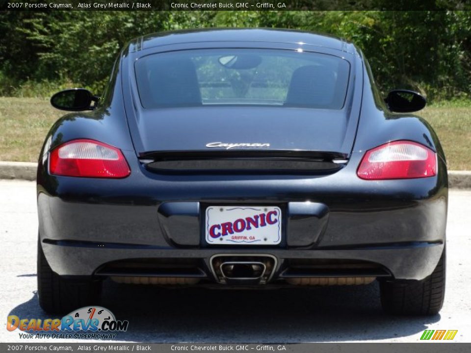 2007 Porsche Cayman Atlas Grey Metallic / Black Photo #7