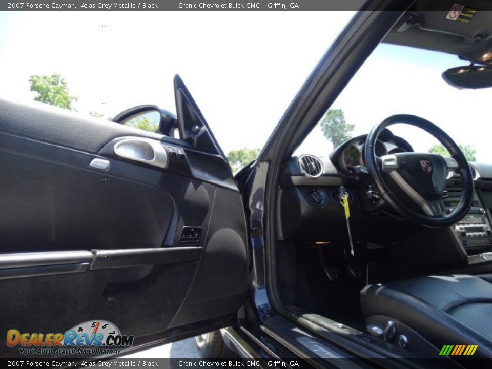 2007 Porsche Cayman Atlas Grey Metallic / Black Photo #9