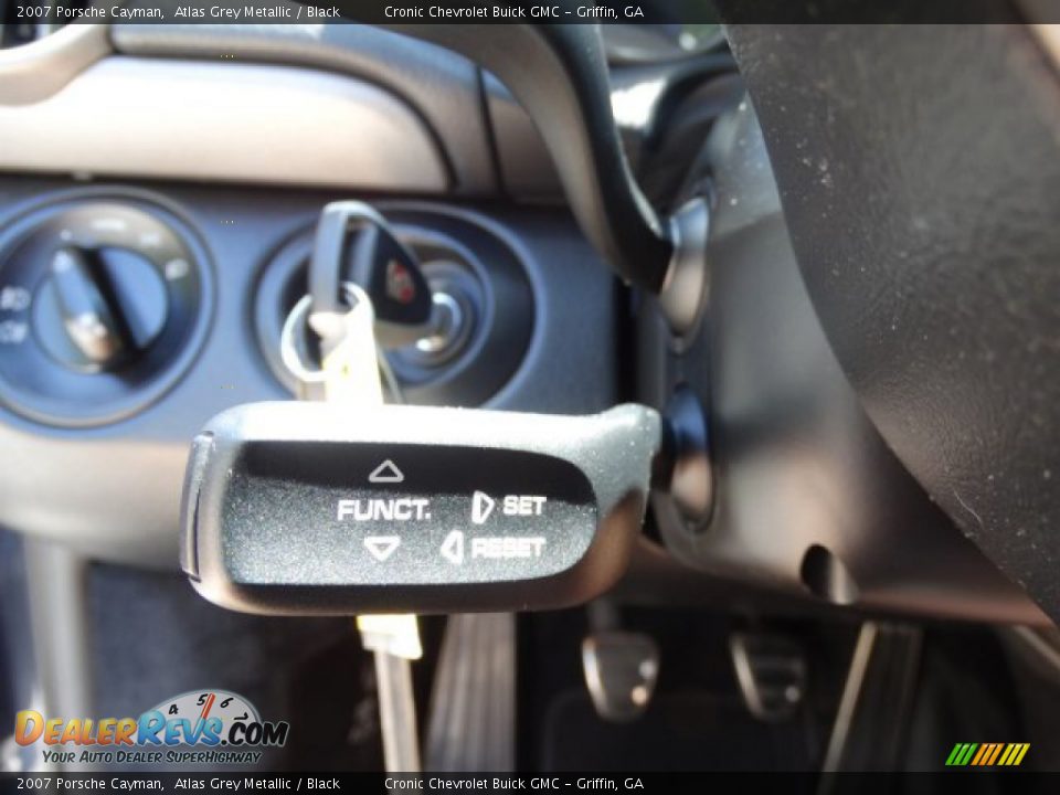 2007 Porsche Cayman Atlas Grey Metallic / Black Photo #14