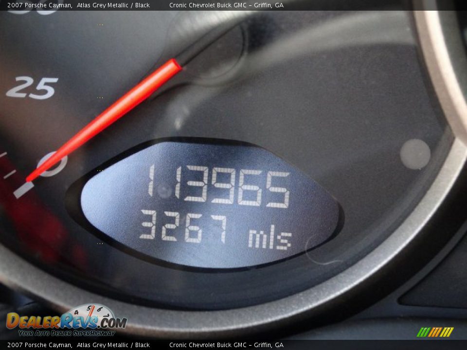 2007 Porsche Cayman Atlas Grey Metallic / Black Photo #17