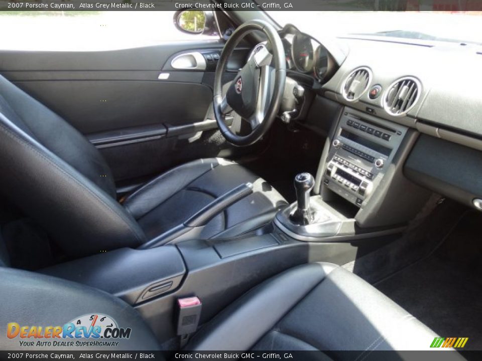 2007 Porsche Cayman Atlas Grey Metallic / Black Photo #22