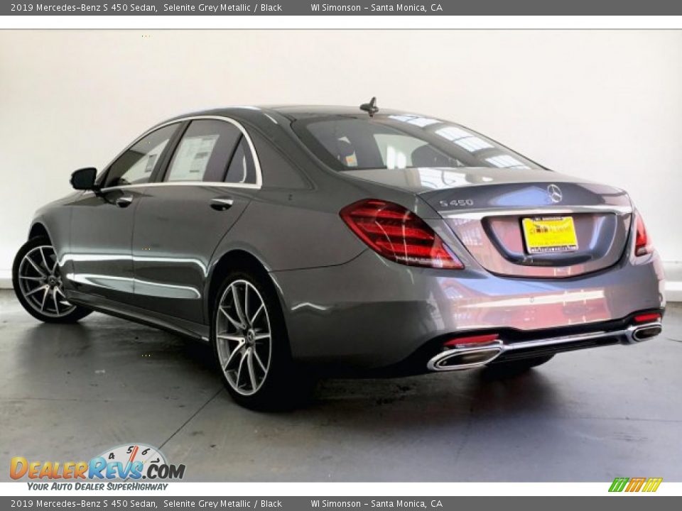 2019 Mercedes-Benz S 450 Sedan Selenite Grey Metallic / Black Photo #2