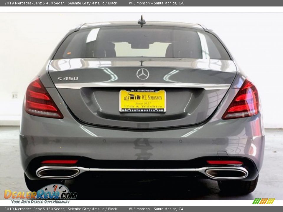 2019 Mercedes-Benz S 450 Sedan Selenite Grey Metallic / Black Photo #3