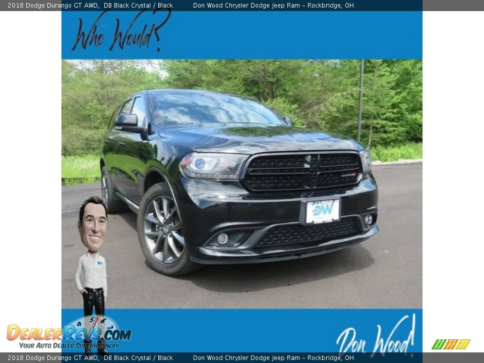 2018 Dodge Durango GT AWD DB Black Crystal / Black Photo #1