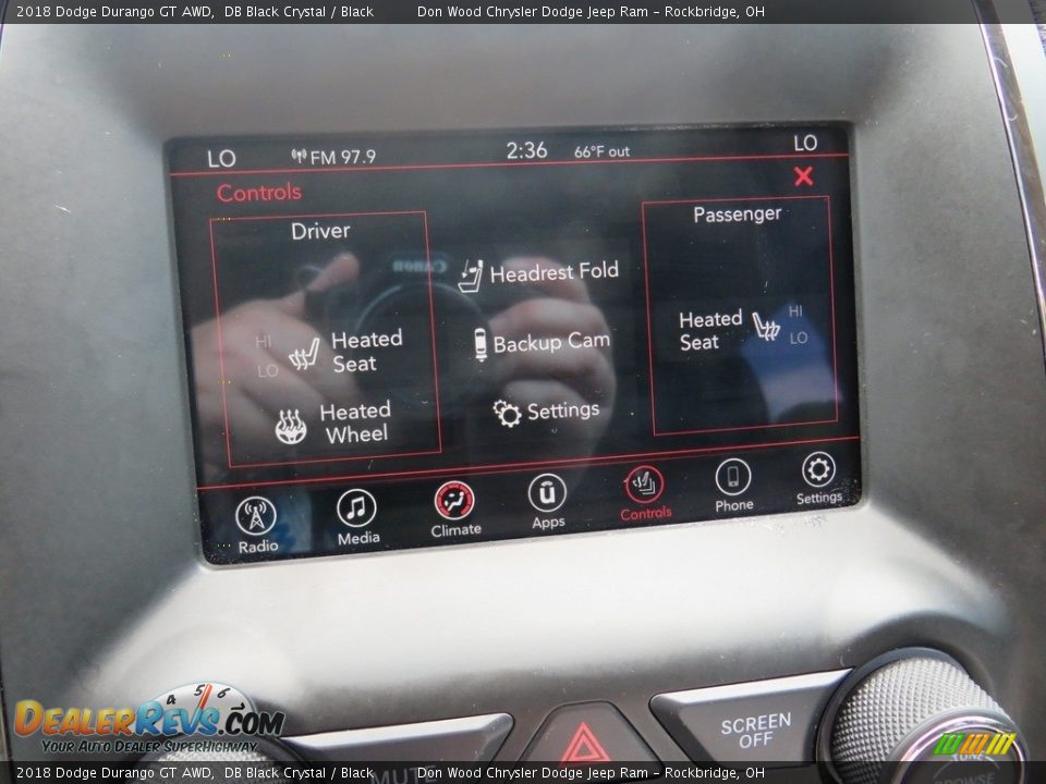 2018 Dodge Durango GT AWD DB Black Crystal / Black Photo #2