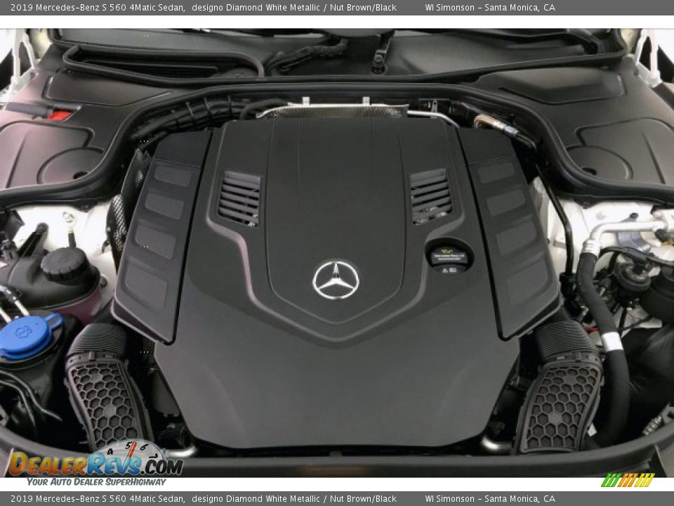 2019 Mercedes-Benz S 560 4Matic Sedan 4.0 Liter biturbo DOHC 32-Valve VVT V8 Engine Photo #8
