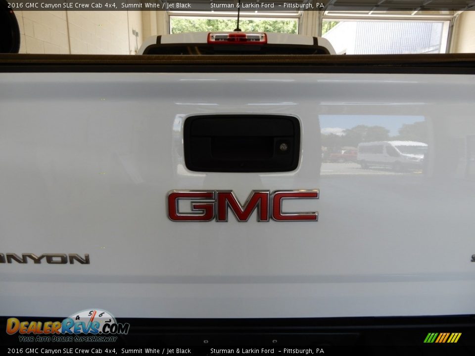 2016 GMC Canyon SLE Crew Cab 4x4 Summit White / Jet Black Photo #7