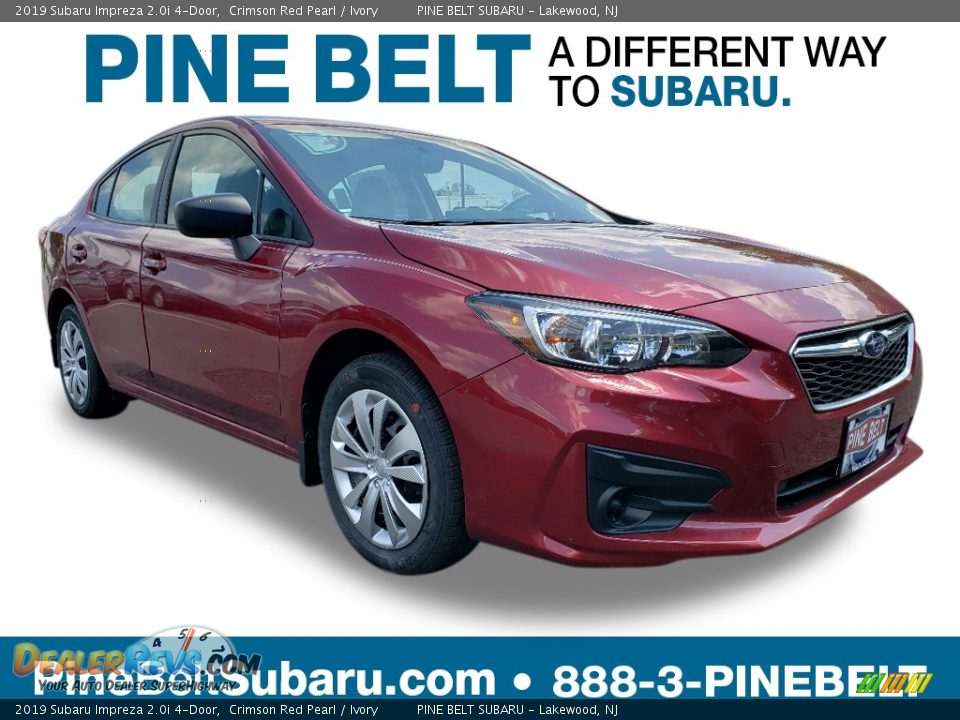 2019 Subaru Impreza 2.0i 4-Door Crimson Red Pearl / Ivory Photo #1