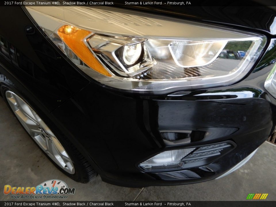 2017 Ford Escape Titanium 4WD Shadow Black / Charcoal Black Photo #2