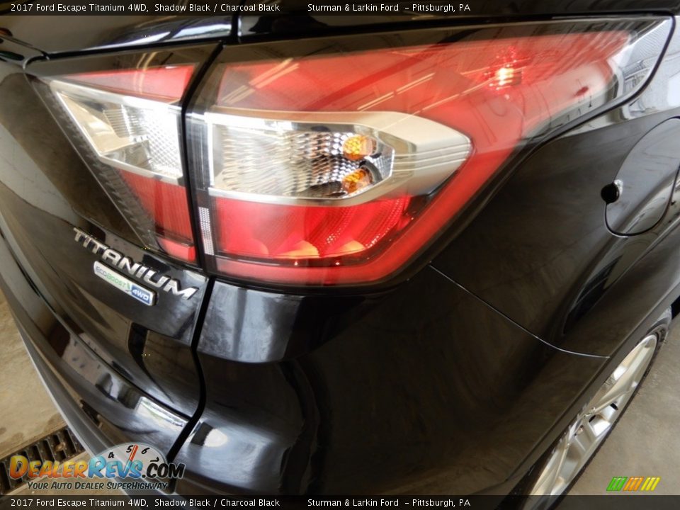 2017 Ford Escape Titanium 4WD Shadow Black / Charcoal Black Photo #5