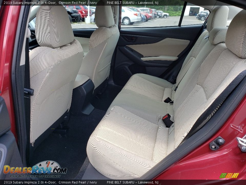 2019 Subaru Impreza 2.0i 4-Door Crimson Red Pearl / Ivory Photo #6