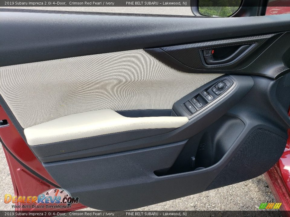 2019 Subaru Impreza 2.0i 4-Door Crimson Red Pearl / Ivory Photo #7