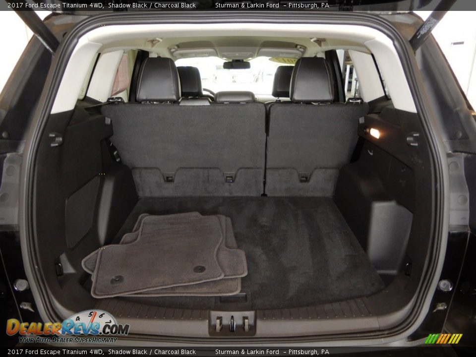 2017 Ford Escape Titanium 4WD Shadow Black / Charcoal Black Photo #8