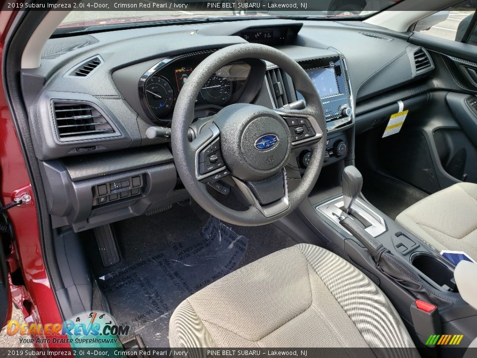 2019 Subaru Impreza 2.0i 4-Door Crimson Red Pearl / Ivory Photo #8