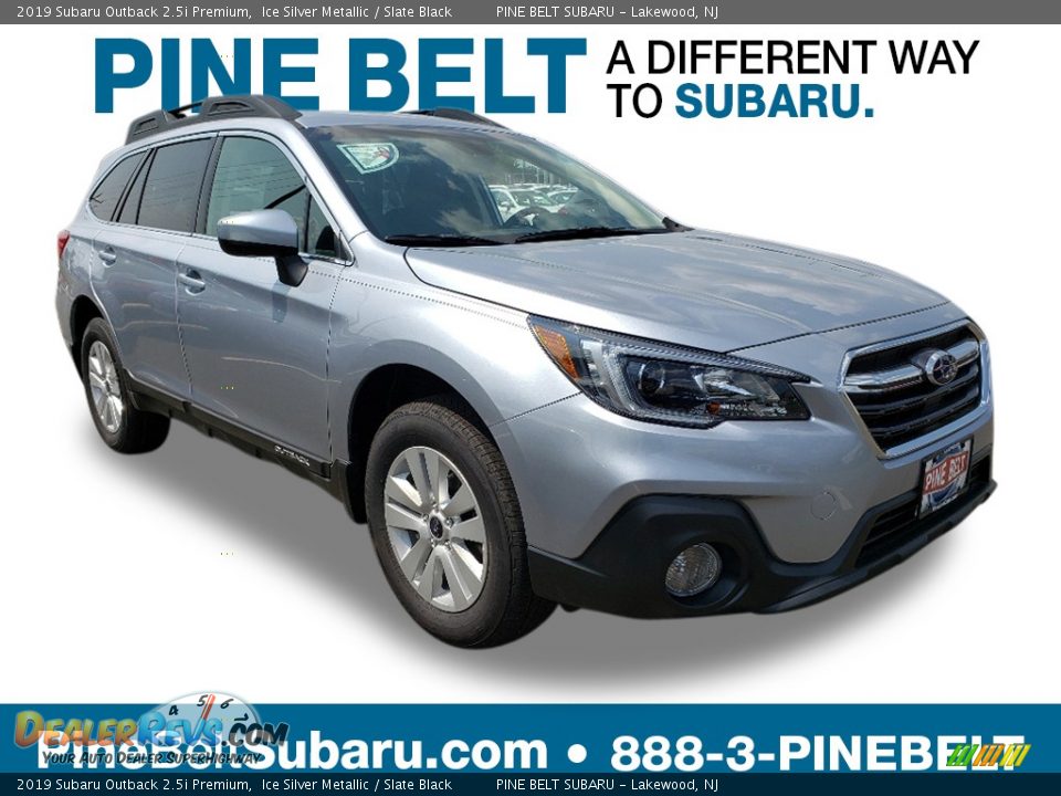 2019 Subaru Outback 2.5i Premium Ice Silver Metallic / Slate Black Photo #1