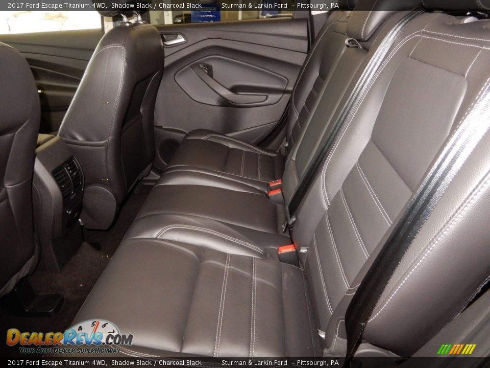 2017 Ford Escape Titanium 4WD Shadow Black / Charcoal Black Photo #16