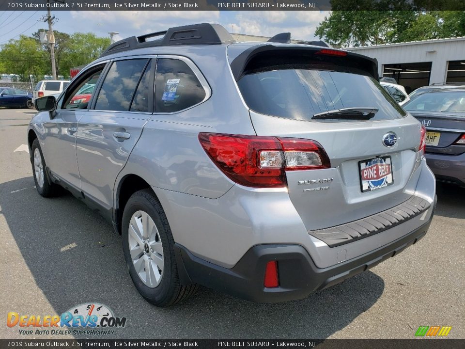 2019 Subaru Outback 2.5i Premium Ice Silver Metallic / Slate Black Photo #4