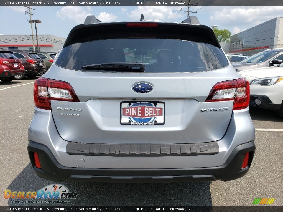 2019 Subaru Outback 2.5i Premium Ice Silver Metallic / Slate Black Photo #5