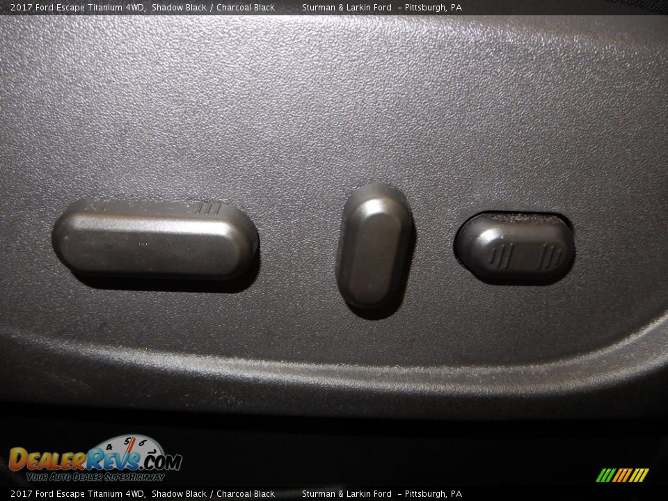 2017 Ford Escape Titanium 4WD Shadow Black / Charcoal Black Photo #20