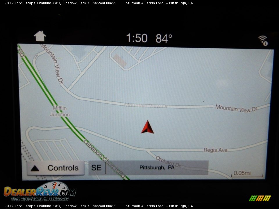 2017 Ford Escape Titanium 4WD Shadow Black / Charcoal Black Photo #22