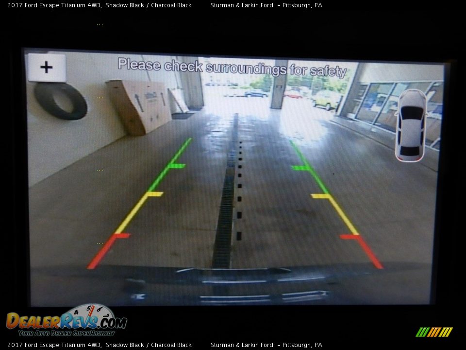2017 Ford Escape Titanium 4WD Shadow Black / Charcoal Black Photo #23