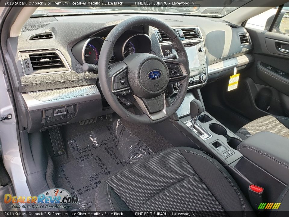 2019 Subaru Outback 2.5i Premium Ice Silver Metallic / Slate Black Photo #8