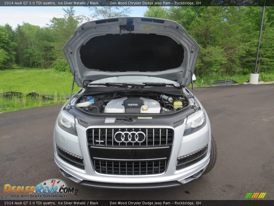 2014 Audi Q7 3.0 TDI quattro Ice Silver Metallic / Black Photo #7