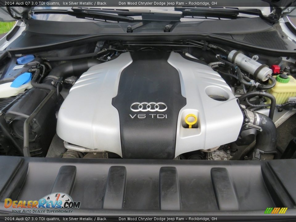 2014 Audi Q7 3.0 TDI quattro Ice Silver Metallic / Black Photo #8