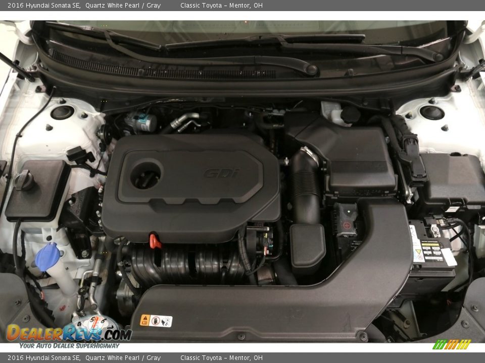 2016 Hyundai Sonata SE Quartz White Pearl / Gray Photo #20