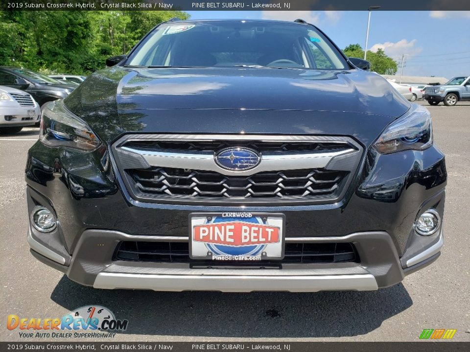 2019 Subaru Crosstrek Hybrid Crystal Black Silica / Navy Photo #2