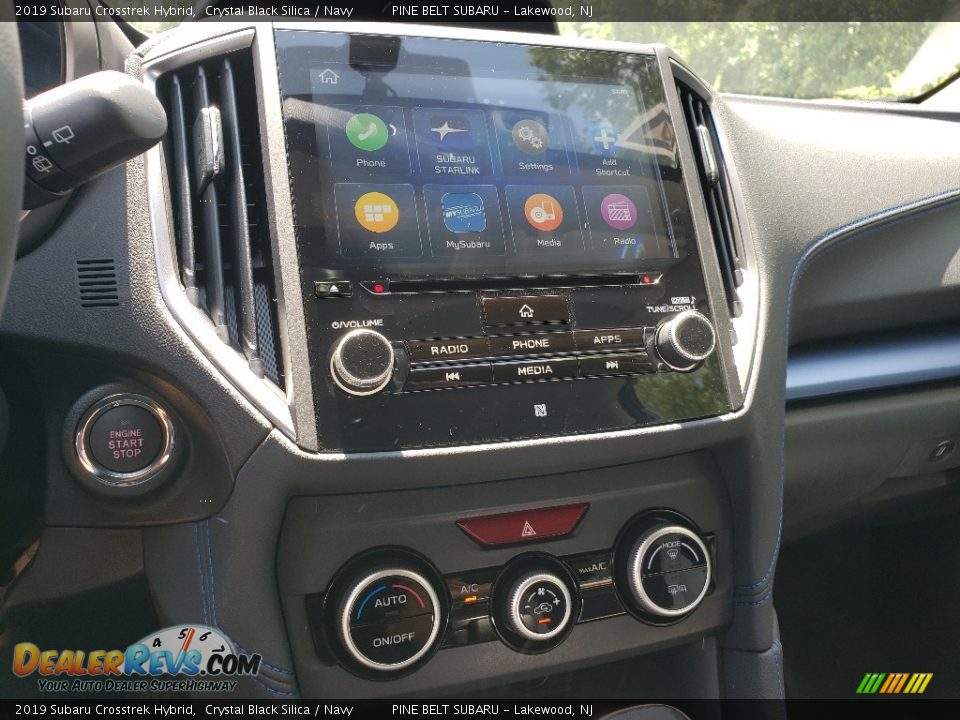2019 Subaru Crosstrek Hybrid Crystal Black Silica / Navy Photo #9